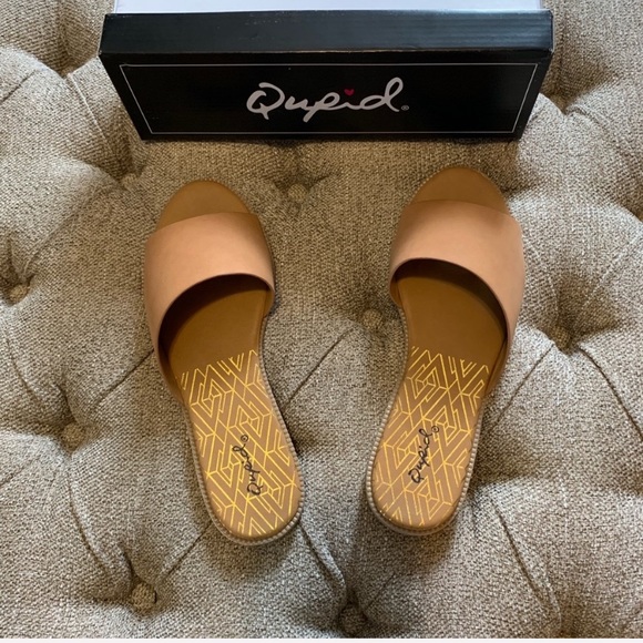 Tan Slide Sandals - Picture 6 of 8